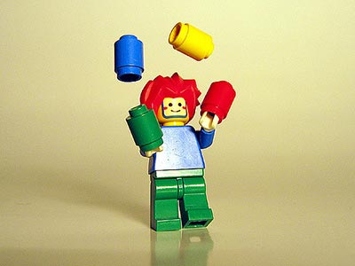 How Do You Manage a Work-Life Balance as a Translator Lego figure juggling translation and family life