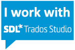 I work with SDL Trados logo