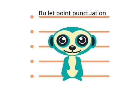 Bullet point punctuation Suricata