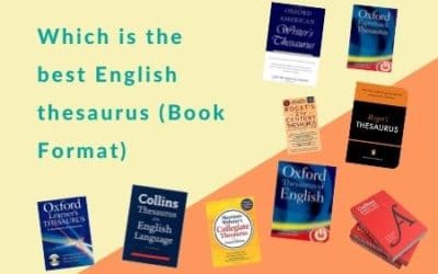 Which is the Best English Thesaurus (book) 2022?