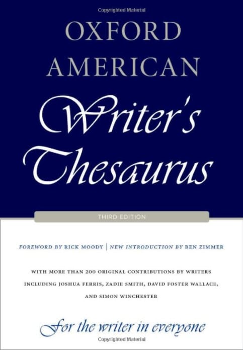 Oxford American Writers thesaurus