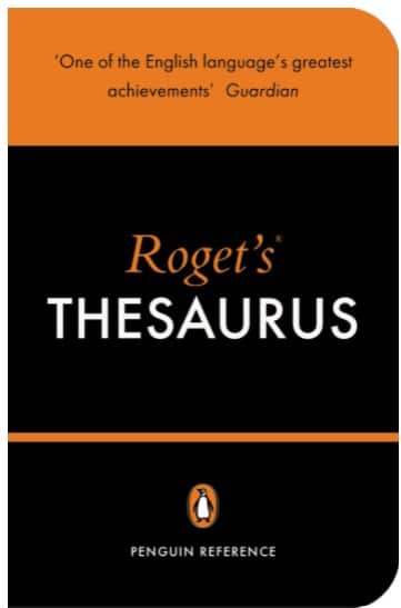 Rogets thesaurus of English words
