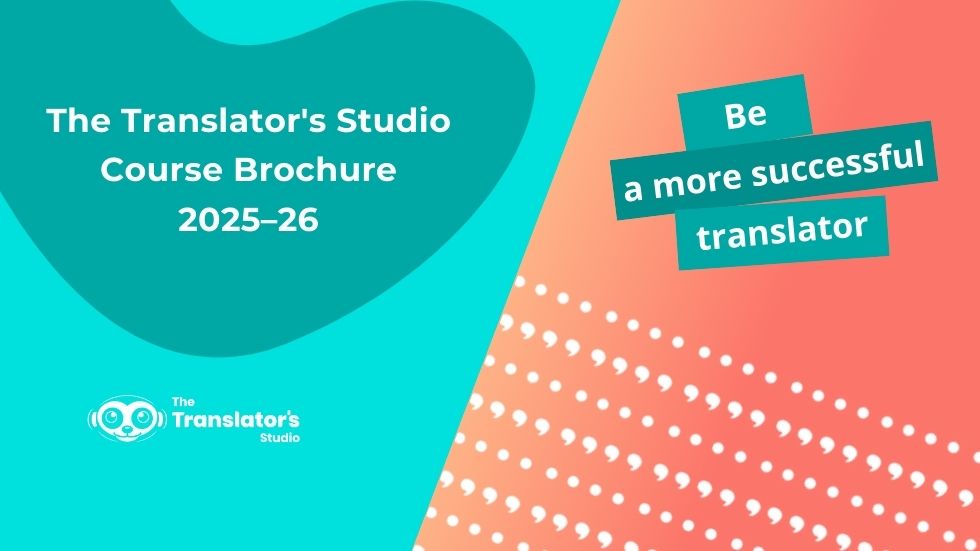 Course brochure for DipTrans and CertTrans translation courses